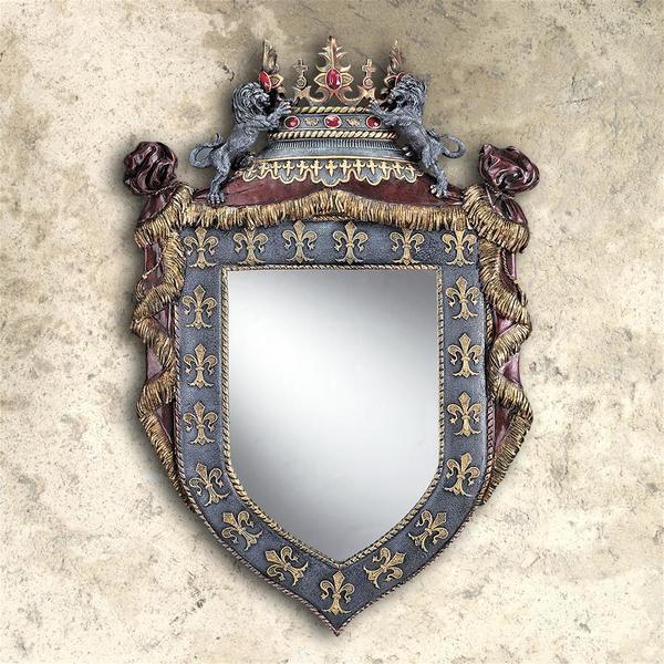 Design Toscano Chateau St. Roche Sculptural Wall Mirror CL3427